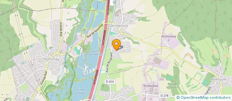 localisation de l'entreprise D.R.L.  DAMBENOIS