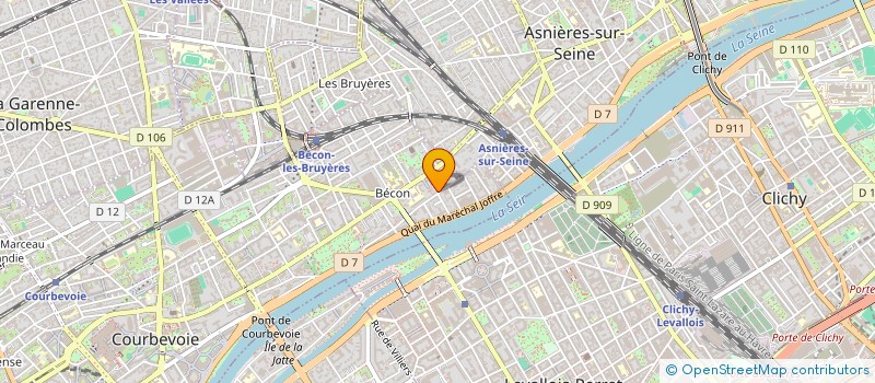localisation de l'entreprise D.R.L. CONSEIL à COURBEVOIE