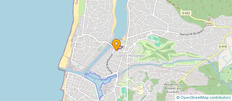 localisation de l'entreprise D.R.L.PARTICIPATIONS  BENESSE-MAREMNE