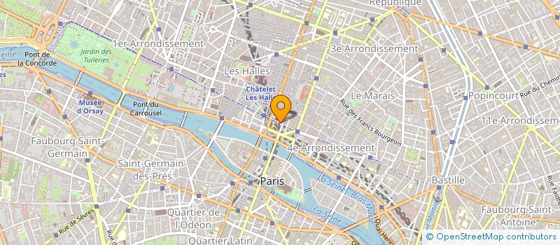 localisation de l'entreprise D R M P E à PARIS