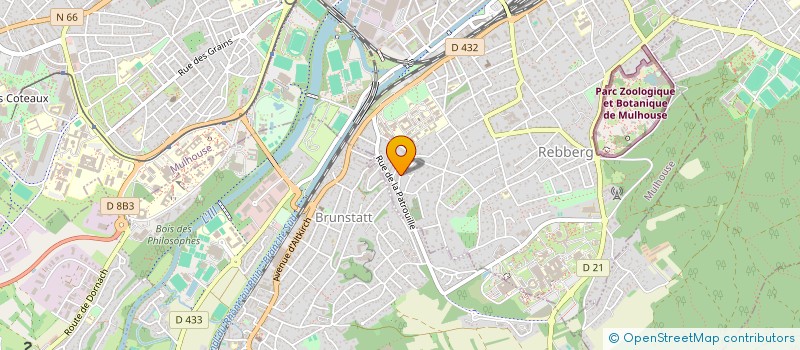 localisation de l'entreprise D'R MILHUSER WAGGES  MULHOUSE