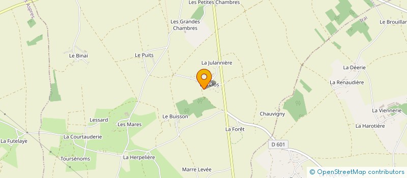 localisation de l'entreprise D R MOTOCULTURE à SAINT-OUEN-SUR-ITON