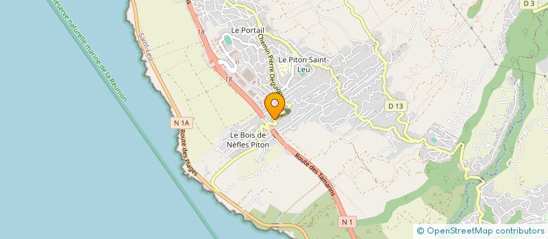 localisation de l'entreprise D.R.P.  SAINT-LEU