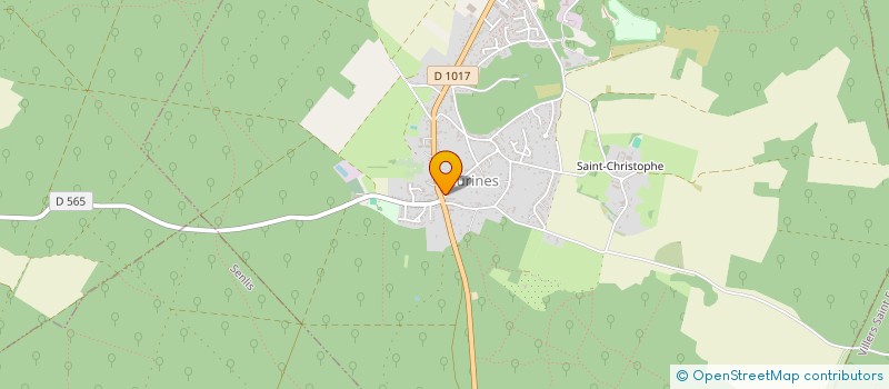 localisation de l'entreprise D.R.P. ARTISANAT  FLEURINES