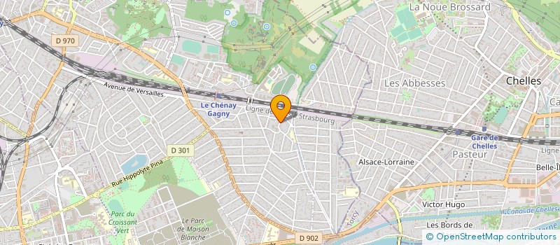 localisation de l'entreprise D.R.P FILIPE  GAGNY