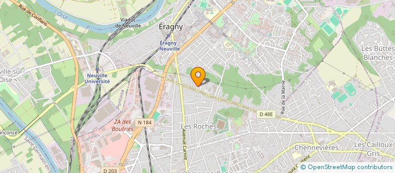 localisation de l'entreprise D R P G SARL  ERAGNY