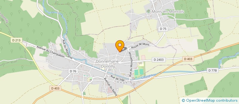 localisation de l'entreprise D R : PERFORMANCE TERRASSEMENT ET AMENAGEMENT  DONNEMARIE-DONTILLY