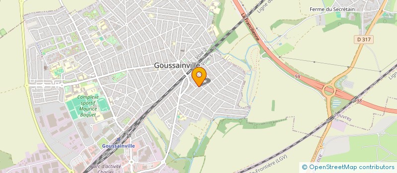 localisation de l'entreprise D&R PRIVE  GOUSSAINVILLE