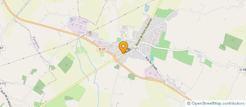 localisation de l'entreprise D.R.S.  EPAIGNES