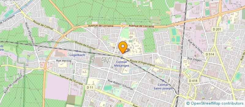 localisation de l'entreprise D.R.S - DENIS REICHENAUER SYSTEM  COLMAR