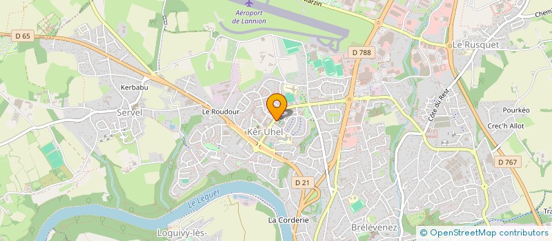 localisation de l'entreprise D R SERVICE à LANNION