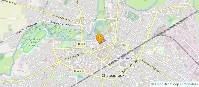 localisation de l'entreprise D R SOCIETE à CHATEAUROUX