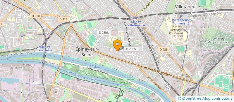 localisation de l'entreprise D & R TRANSPORT à EPINAY SUR SEINE