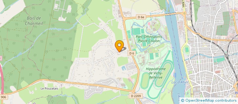 localisation de l'entreprise D.R.Y.M à BELLERIVE-SUR-ALLIER
