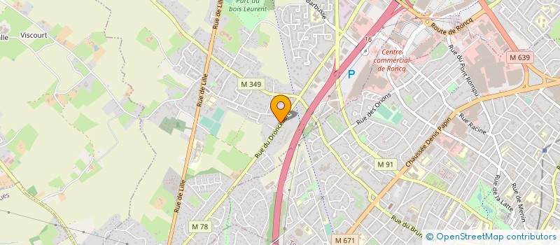 localisation de l'entreprise D'RECO à RONCQ