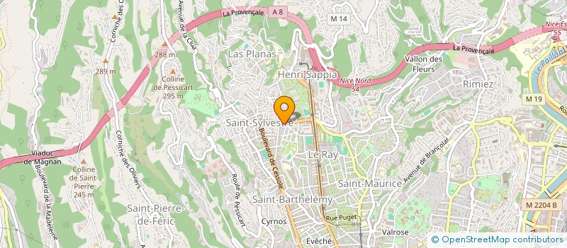 localisation de l'entreprise D-REMO CONSULTING à NICE