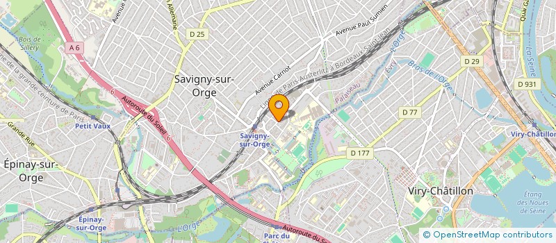 localisation de l'entreprise D RESTAURATION à SAVIGNY-SUR-ORGE