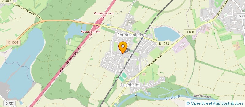 localisation de l'entreprise D'RIEDWAGGES UFF DE BUEHN  ROUNTZENHEIM-AUENHEIM