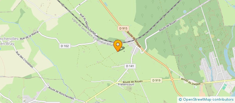 localisation de l'entreprise D.S.2.M  RONCHEROLLES-EN-BRAY