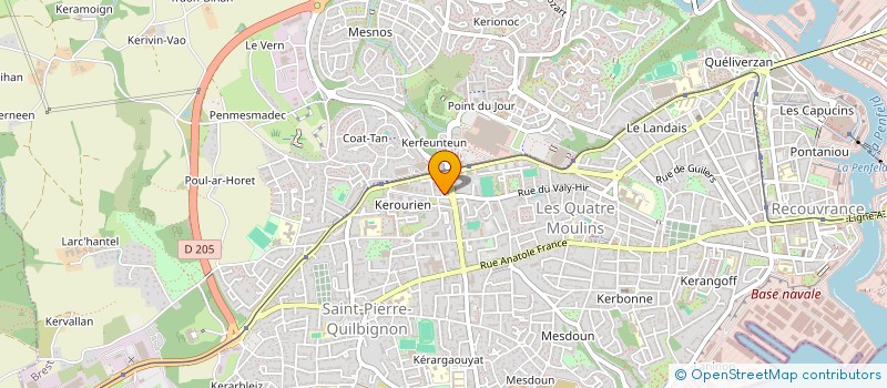 localisation de l'entreprise D.S. 29 à BREST