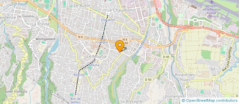 localisation de l'entreprise D.S. à SAINT-DENIS