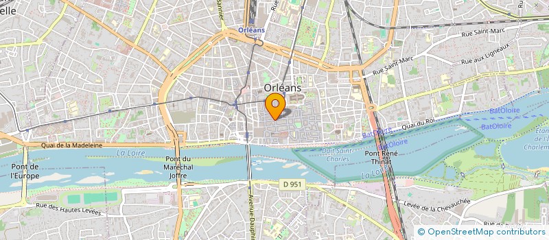 localisation de l'entreprise D.S. à ORLEANS