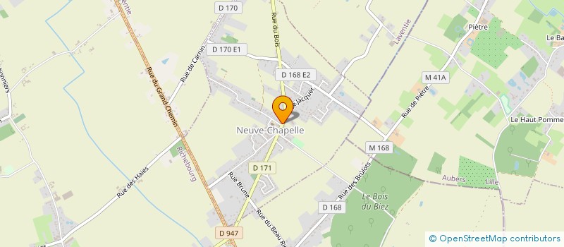 localisation de l'entreprise D S  LA BASSEE