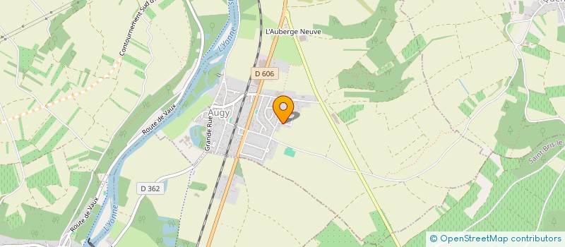 localisation de l'entreprise D.S.  AUGY