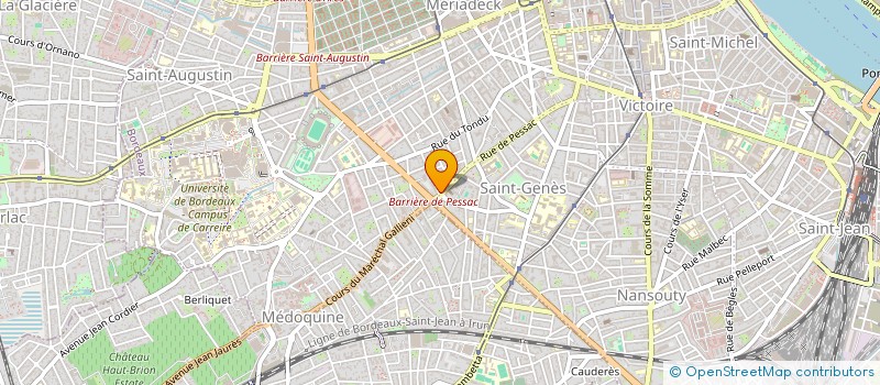 localisation de l'entreprise D & S  BORDEAUX