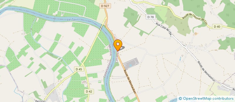 localisation de l'entreprise D-S à LAFRANCAISE