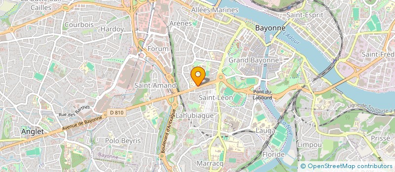 localisation de l'entreprise D.S à BAYONNE