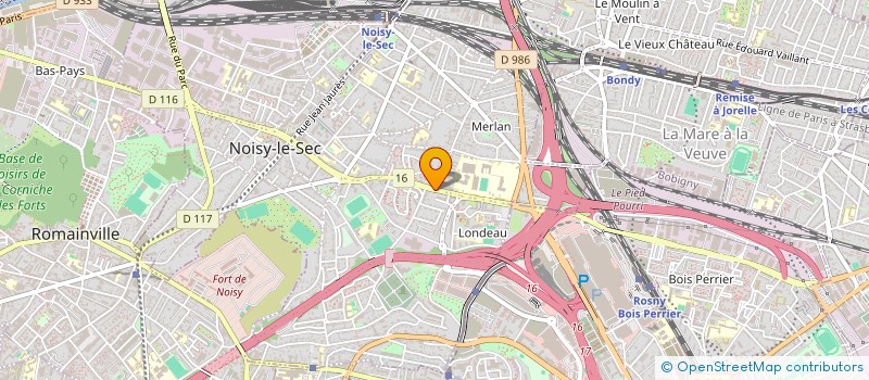 localisation de l'entreprise D&S à NOISY-LE-SEC