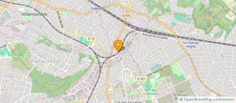 localisation de l'entreprise D & S à NEUILLY-SUR-MARNE