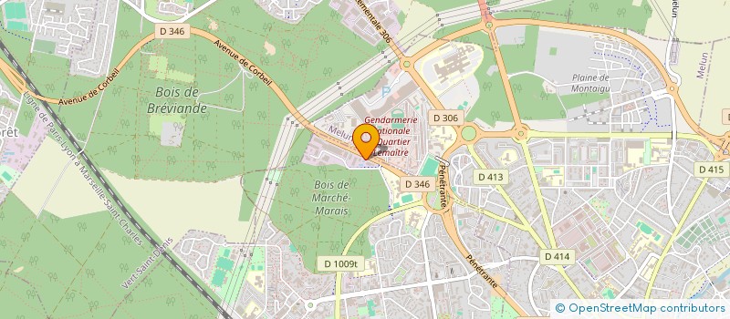 localisation de l'entreprise D.S à LE MEE-SUR-SEINE