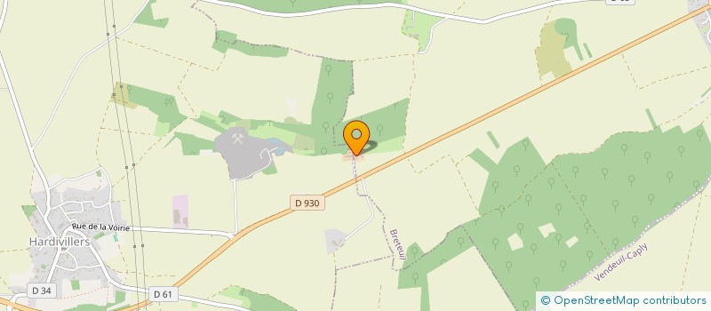 localisation de l'entreprise D.S  HARDIVILLERS
