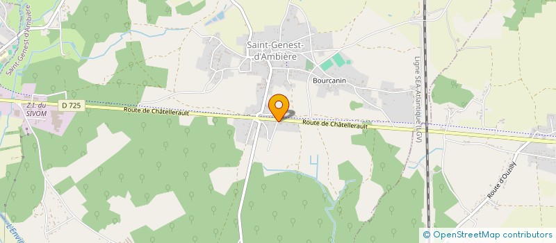 localisation de l'entreprise D&S  SAINT GENEST D'AMBIERE
