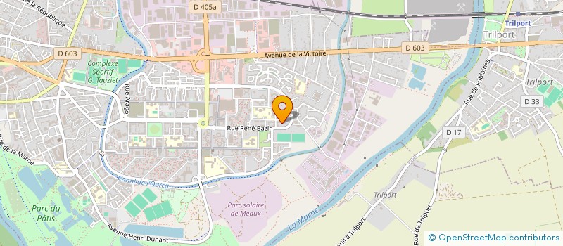 localisation de l'entreprise D.S à MEAUX