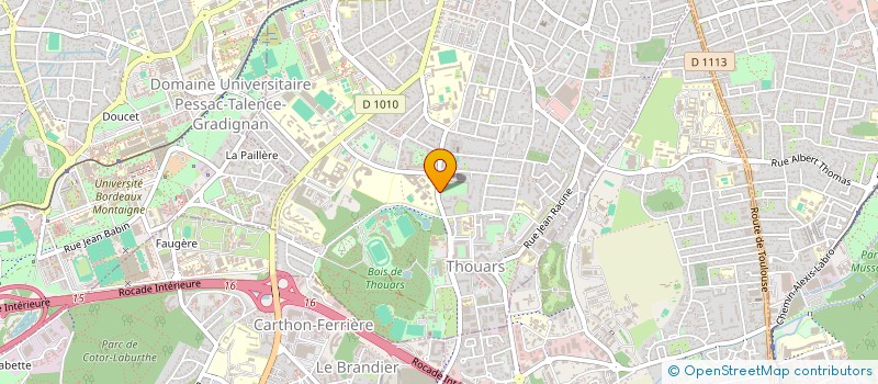 localisation de l'entreprise D&S  TALENCE