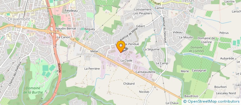 localisation de l'entreprise D S A à TRESSES