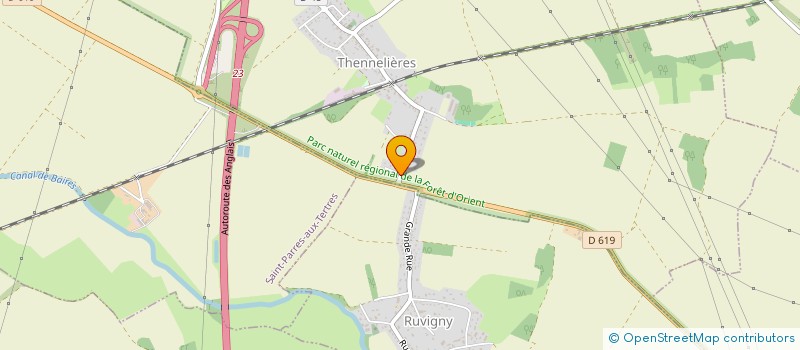 localisation de l'entreprise D S A  THENNELIERES