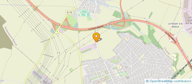 localisation de l'entreprise D.S.A à FONTENAY-EN-PARISIS