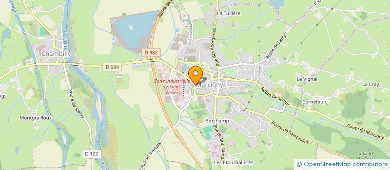 localisation de l'entreprise D.S.A à MARCIGNY