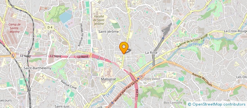 localisation de l'entreprise D.S.A à MARSEILLE