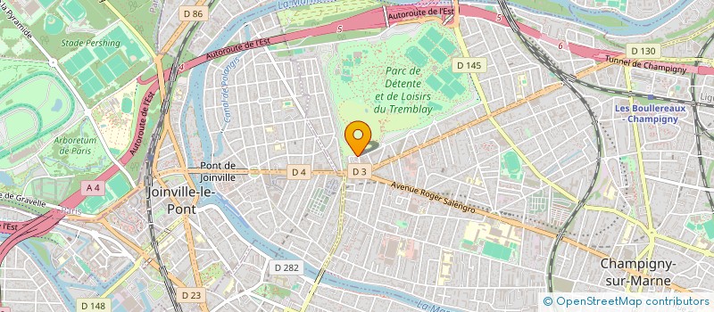 localisation de l'entreprise D S A AUTO à CHAMPIGNY-SUR-MARNE
