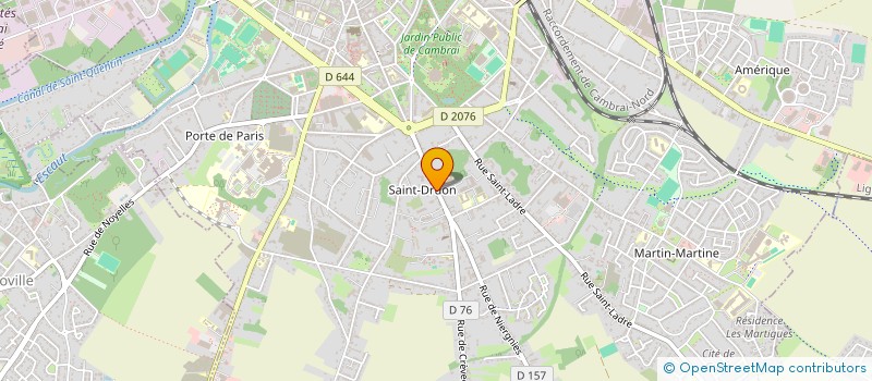 localisation de l'entreprise D.S.A. HOLDING  CAMBRAI