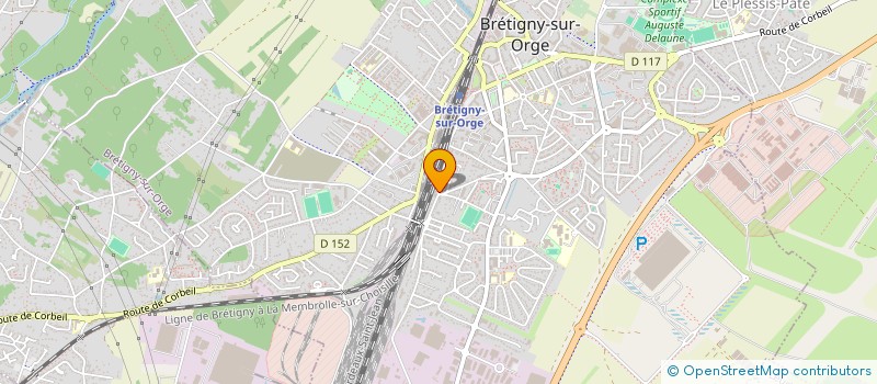 localisation de l'entreprise D.S.A.J à BRETIGNY-SUR-ORGE