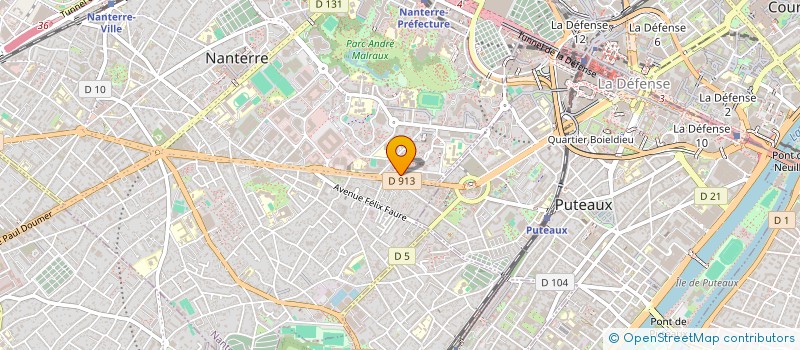 localisation de l'entreprise D.S.A-MOBILES  NANTERRE