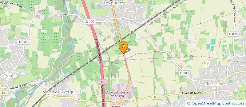 localisation de l'entreprise D.S.A PLOMBERIE  CHASSELAY