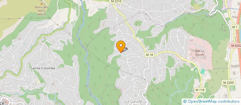 localisation de l'entreprise D.S.B BATIMENT  LA GAUDE