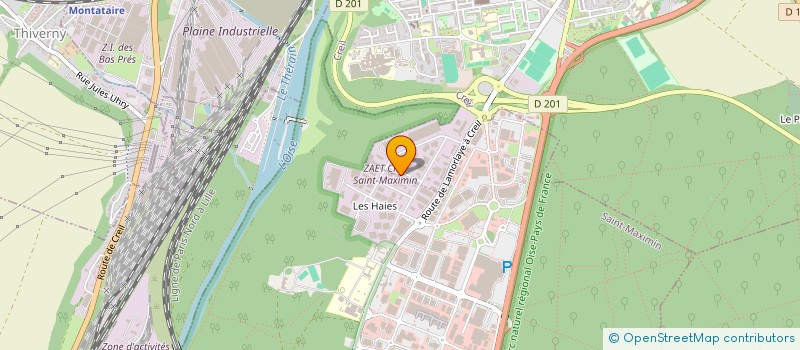 localisation de l'entreprise D.S.B HOLDING  CREIL